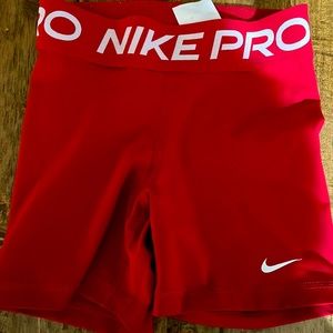 Nike Dry Fit Women’s Athletic volleyball shorts. Red. XS.